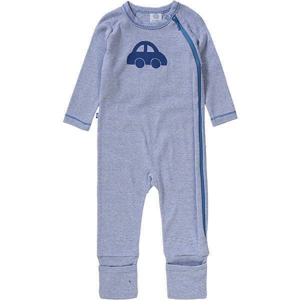 Baby Schlafstrampler für Jungen, Organic Cotton, Auto