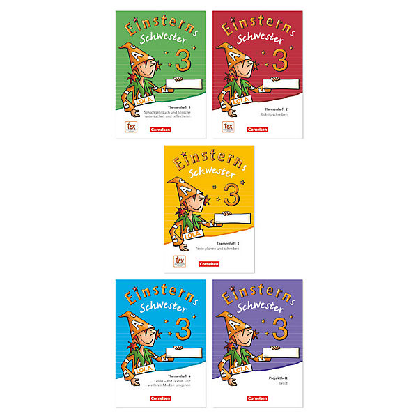 Einsterns Schwester, Sprache und Lesen, Neubearbeitung (2015): 3. Schuljahr, Themenheft 1-4