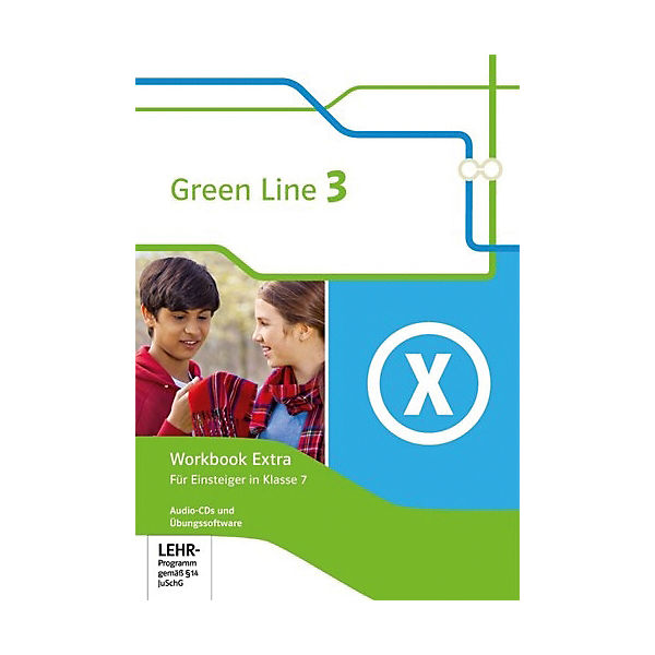 Green Line, Neue Ausgabe für Gymnasien (2014): 7. Klasse, Workbook Extra mit Audio-CDs und Übungssoftware