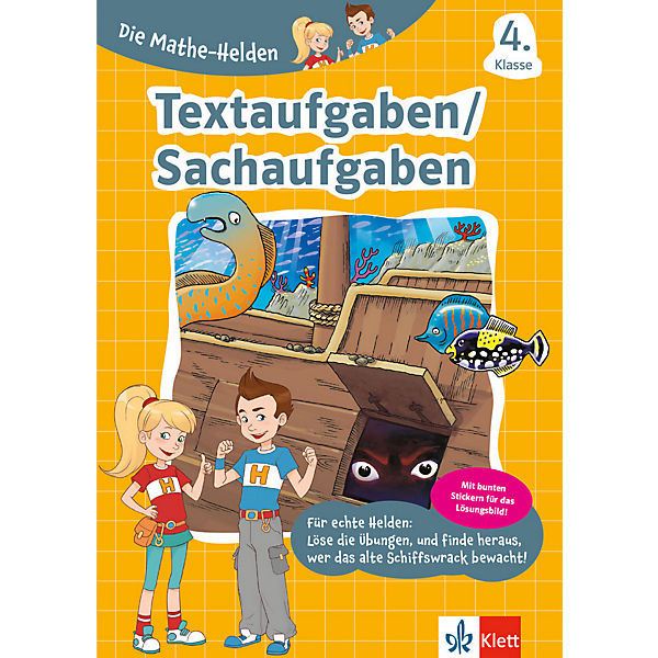 Klett Die Mathe-Helden Textaufgaben/Sachaufgaben, 4. Klasse