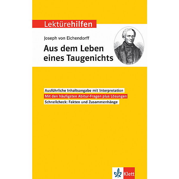 Lektürehilfen Joseph von Eichendorff "Aus dem Leben eines Taugenichts"