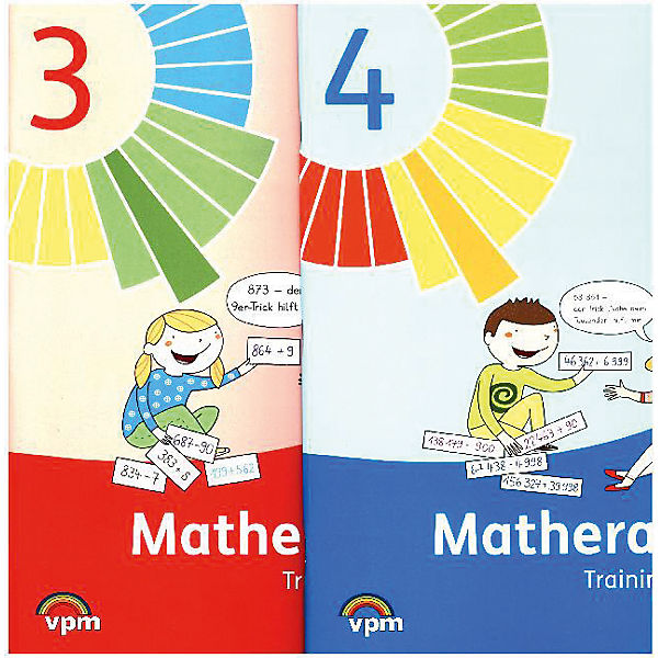 Matherad: 3./4. Schuljahr, 2 Trainingshefte