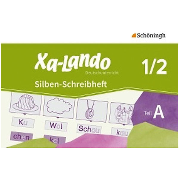 Xa-Lando, Zusatzmaterialien für alle Ausgaben: 1./2. Schuljahr, Silben-Schreibheft Teil A + B, 2 Hefte