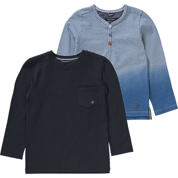 Langarmshirt für Jungen im Doppelpack