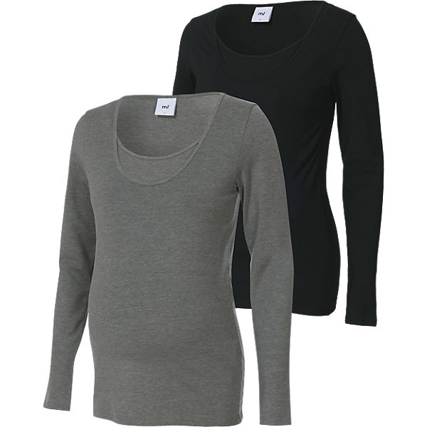 Stilllangarmshirt MLLEA Doppelpack, Organic Cotton