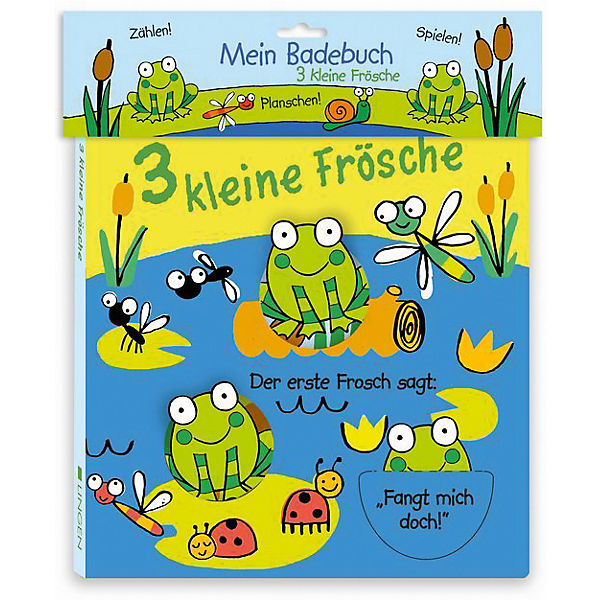 Mein Badebuch: 3 kleine Frösche
