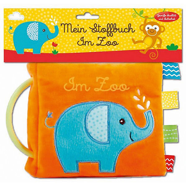 Mein Stoffbuch: Im Zoo