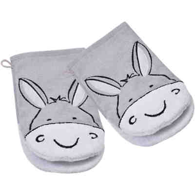 Spiel- Waschhandschuh 2-er Set, Esel