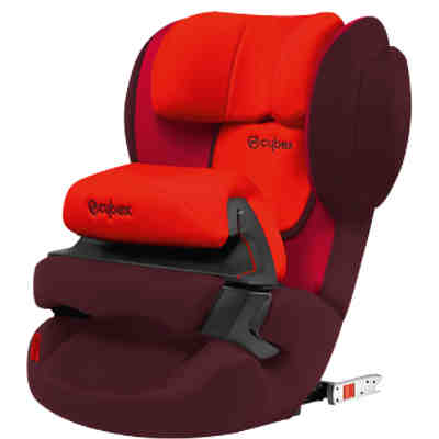 Auto-Kindersitz Juno 2-Fix, Silver-Line, Rumba Red-Dark Red, 2018