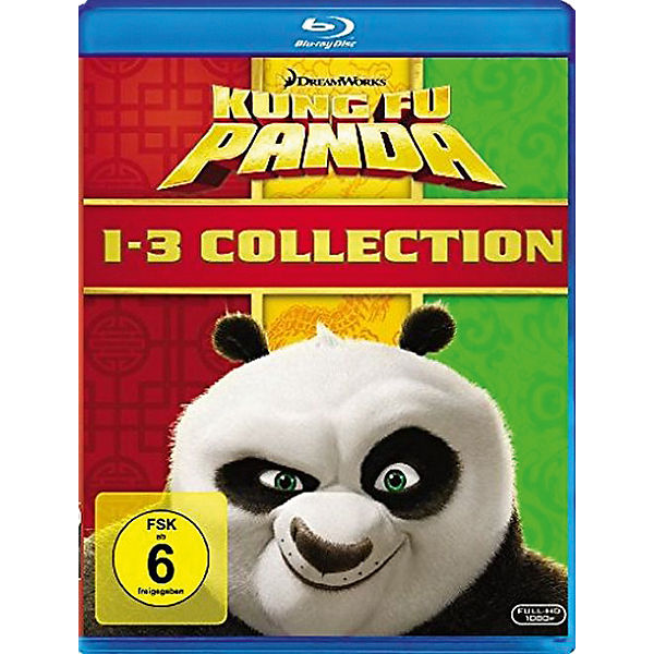 BLU-RAY Kung Fu Panda 1-3