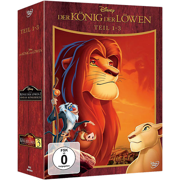 DVD Der König der Löwen (2016) - DVD Trilogie Pack