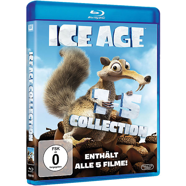 BLU-RAY Ice Age Filme Collection 1-5