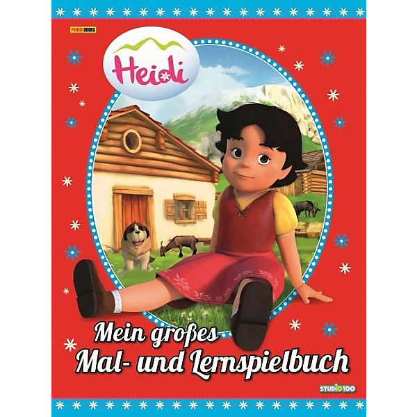 Heidi: Mein großes Mal- und Lernspielbuch