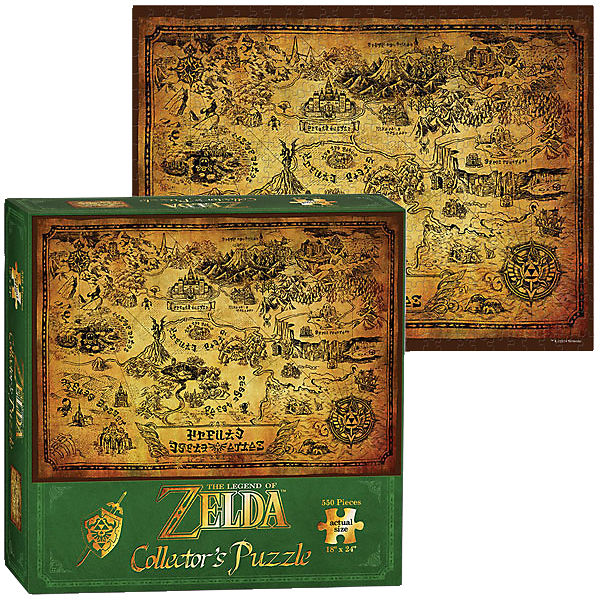 Puzzle The Legend of Zelda Hyrule Map