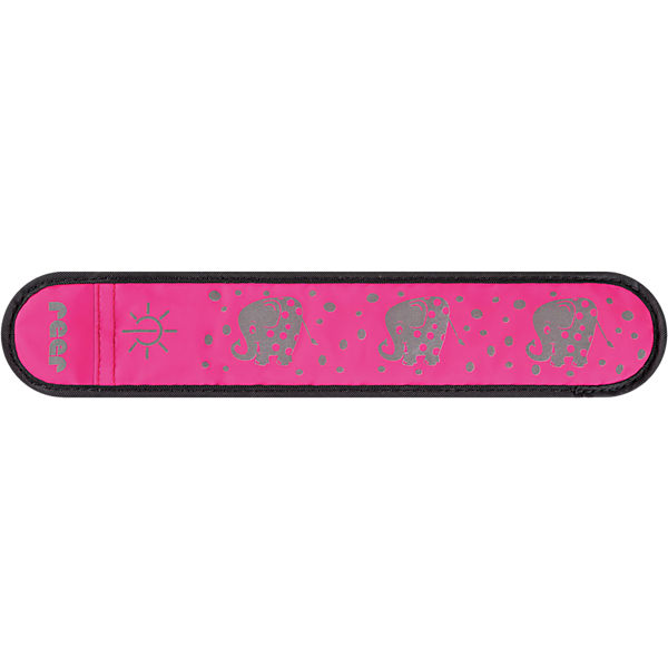 LED Klackband, pink "Elefant"