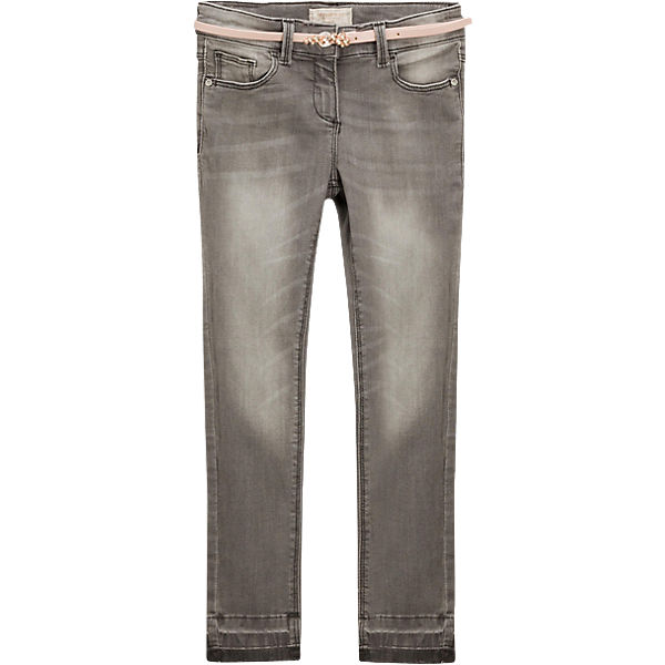 Jeans Skinny für Mädchen, grau