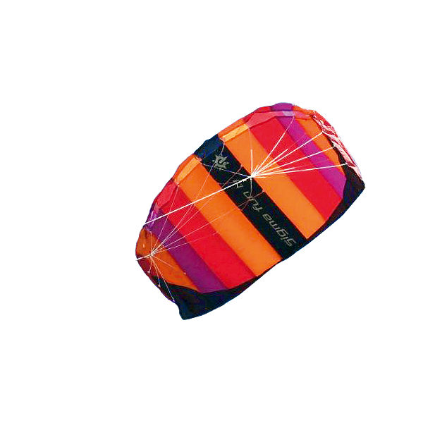 Drachen Sigma Fun 1.3, lila/rot/orange, Zweileiner