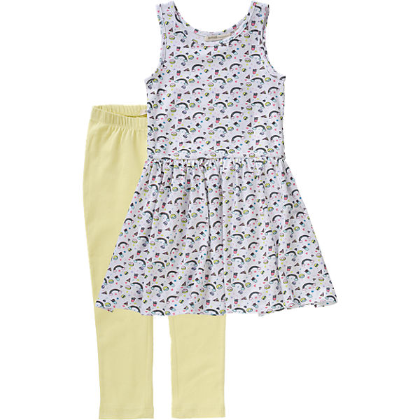 Kinder Set Jerseykleid und Leggings