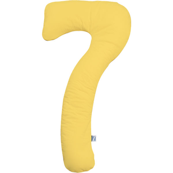 Bezug für Still- und Schlafkissen my7, 150 cm, Jersey zartgelb