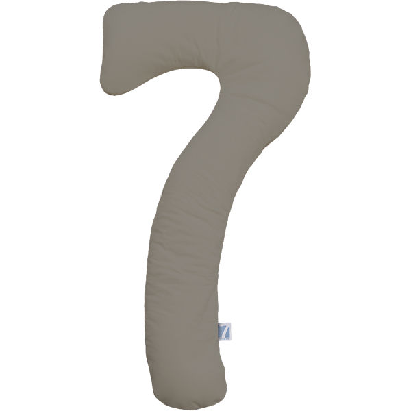 Bezug für Still- und Schlafkissen my7, 150 cm, Jersey grau