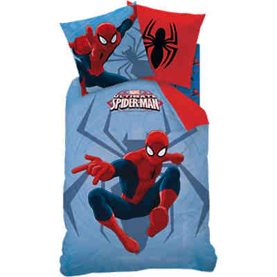 Wende- Kinderbettwäsche Spider-Man, Mask, Renforcé, 135 x 200 cm