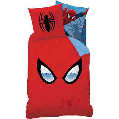 Wende- Kinderbettwäsche Spider-Man, Mask, Renforcé, 135 x 200 cm 2