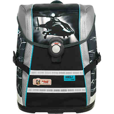 Schulranzenset ERGO Light MOVE Heli mit Blinkfunktion, 4-tlg.