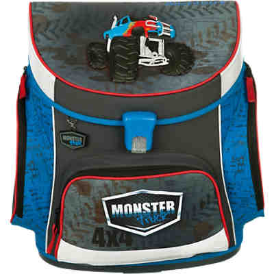 Schulranzenset Campus Up Monster Truck, 5-tlg. (Kollektion 2017/2018)