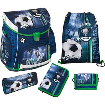 Schulranzenset Campus Up Football Cup, 5-tlg. (Kollektion 2017/2018) 2