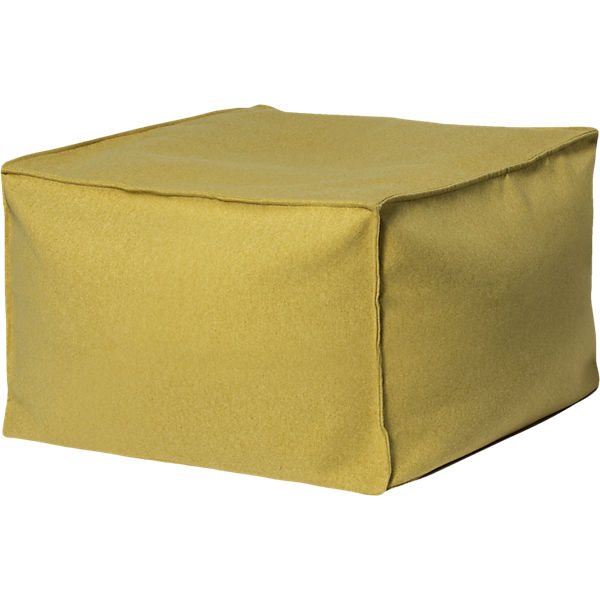 Sitzhocker Loft, 80 x 80 cm, FELT, senf