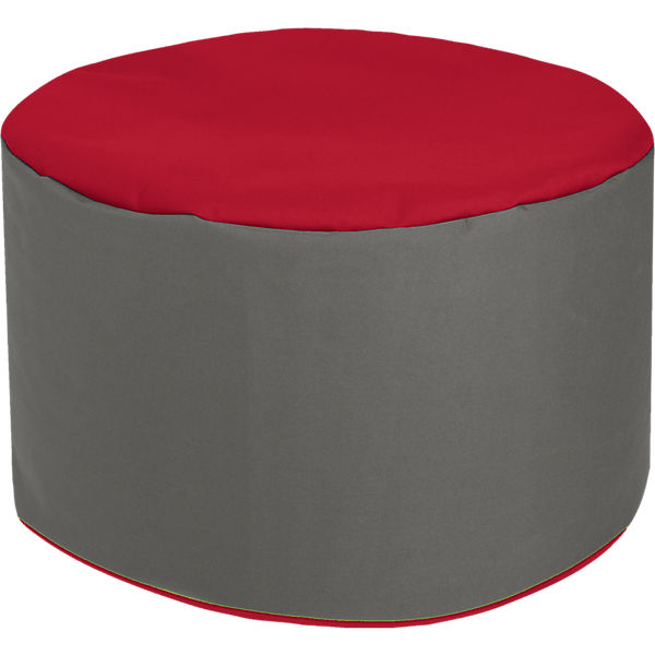 Sitzhocker DotCom Bebop, SCUBA, rot/grau