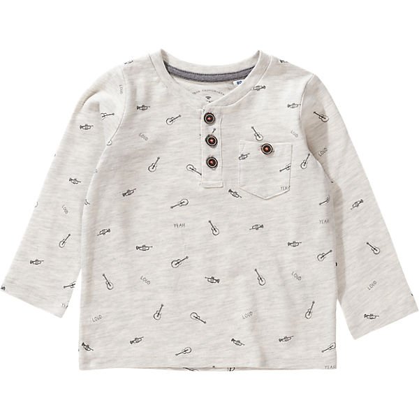 Baby Langarmshirt mit Brusttasche für Jungen