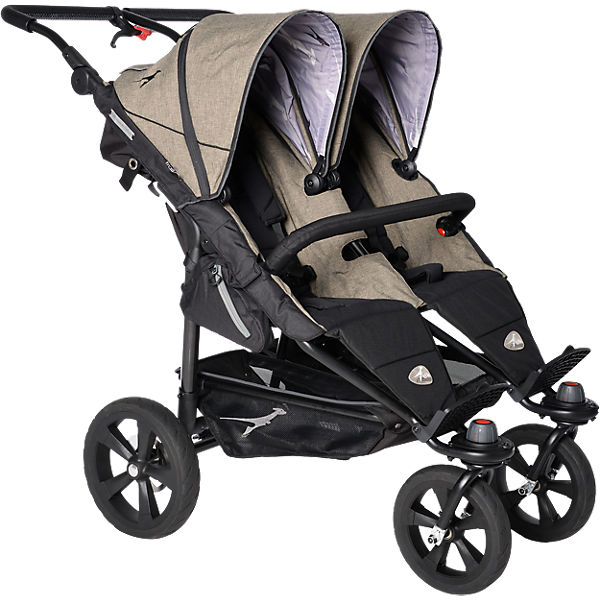 Zwillings- & Geschwisterwagen Twin trail, Premium, schlamm