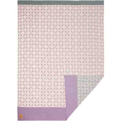 Spiel- und Kuscheldecke Sparkles, gestrickt, 75x100 cm, light peach