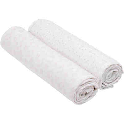 Mulltücher Heavenly Soft XL, 2er Set, 120x120 cm, light pink