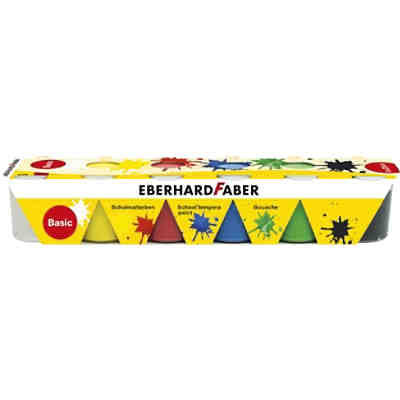 Eberhard Faber Schulmalfarben Basic, 6 x 25 ml