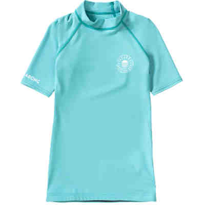 Schwimmshirt LOGO mit kurzem Arm und UV-Schutz für Mädchen