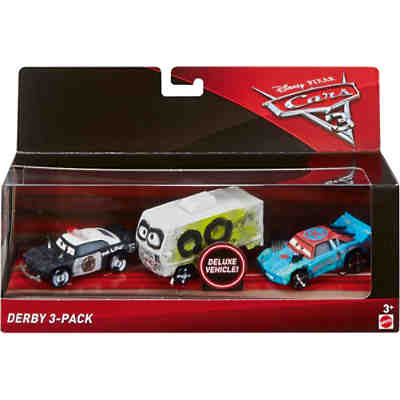 Disney Cars 3 Die-Cast 3er-Pack (2 x 1:55, 1 x Oversized) - Fishtail, APB, Arvy 2