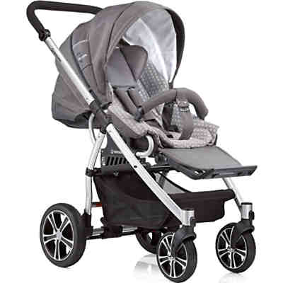 Kombi Kinderwagen F4 Air+ inkl. C3 Wanne, Gestell eloxiert, eisblau/ graphit/ Sterne, 2017 2