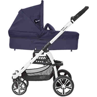 Kombi Kinderwagen F4 Air+ inkl. C3 Wanne, Gestell eloxiert, eisblau/ graphit/ Sterne, 2017