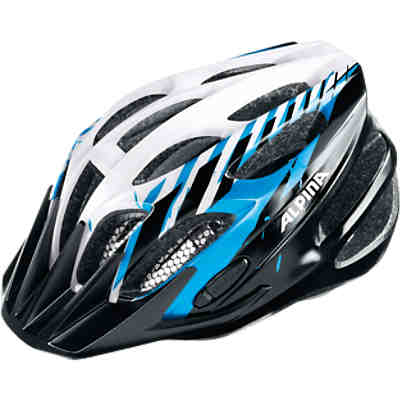 Fahrradhelm FB Jr. 2.0 flash metallic black-blue-white 50-55