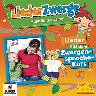 CD Liederzwerge - Lieder aus dem Zwergensprache-Kurs (Lena,Felix & die Kita-Kids)