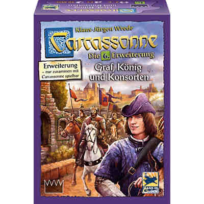 Carcassonne, Graf, König und Konsorten, Erweiterung 6 (neues Design)