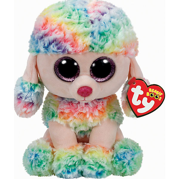 Beanie Boo Pudel Rainbow multicolor, 24cm