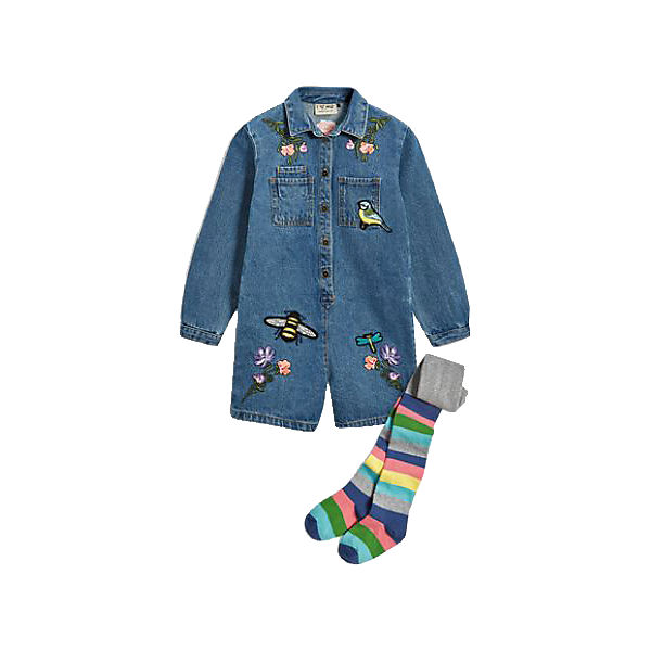 Jeansjumpsuit für Mädchen