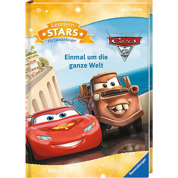 Leselernstars Cars 2 - Einmal um die ganze Welt