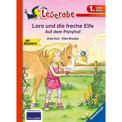 Leserabe: Lara und die freche Elfe: Auf dem Ponyhof, 1. Lesestufe