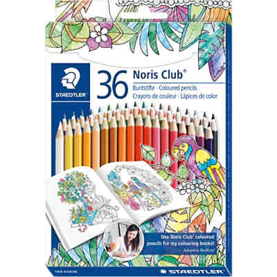 Noris Club Buntstifte Sonderedition Johanna Basford, 24 Farben