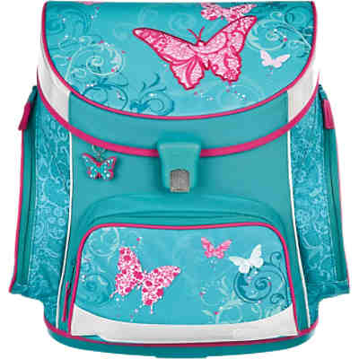 Schulranzenset CAMPUS UP Butterfly, 5-tlg. (Kollektion 2017/2018)