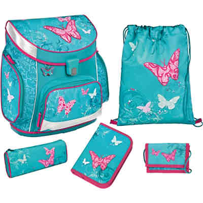 Schulranzenset CAMPUS UP Butterfly, 5-tlg. (Kollektion 2017/2018) 2